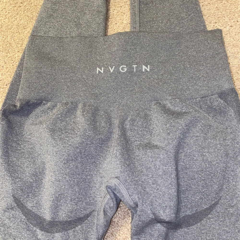 NVGTN Grey Seamless Contour Leggings